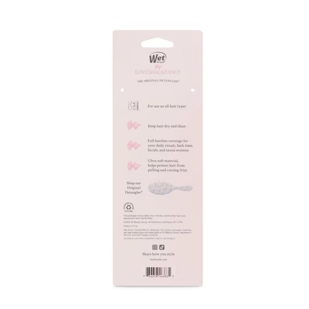Goody Wet brush x LoveShackFancy Pink Wash Headband - Picture 3 of 8